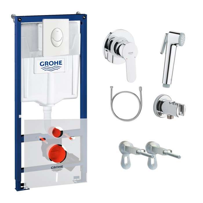 Инсталляция для унитаза Grohe 38722001 + набор гигиенического душа 28512001 (G7225120) фото